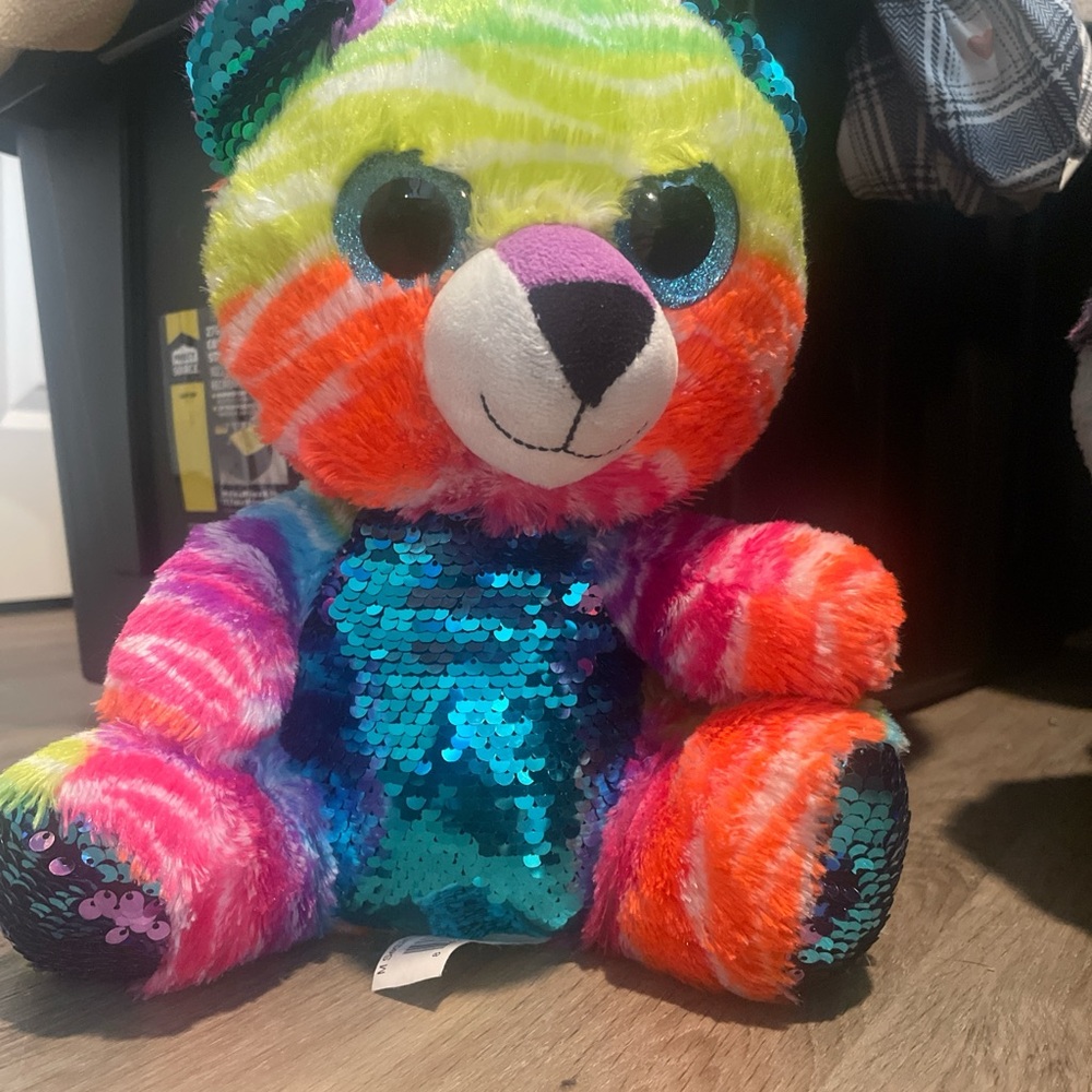 Green and Blue Stuffed Animals Plush Toys
